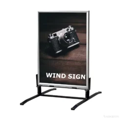 Ulkomainosteline Wind Sign hopea