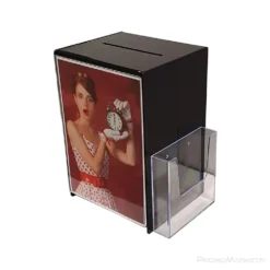 Arvontalaatikko Expo musta A5 lokero