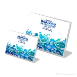 Akryylinen esiteteline L-malli vaaka