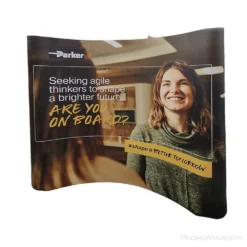 Messuseina Easy Pop Up 3x3 kaareva Parker