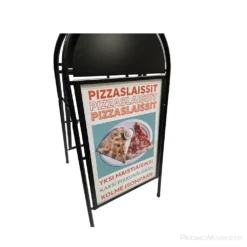 Muovitasku A-ständi pizza